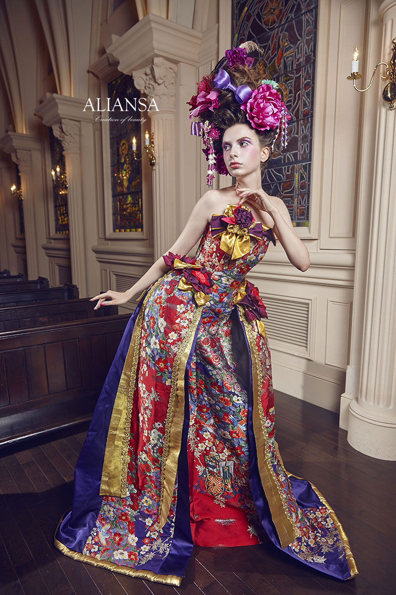 和ドレス一覧和ドレス・ウェディングドレスレンタルのアリアンサ｜着物ドレス・打掛ドレス・カラードレス・コンテスト