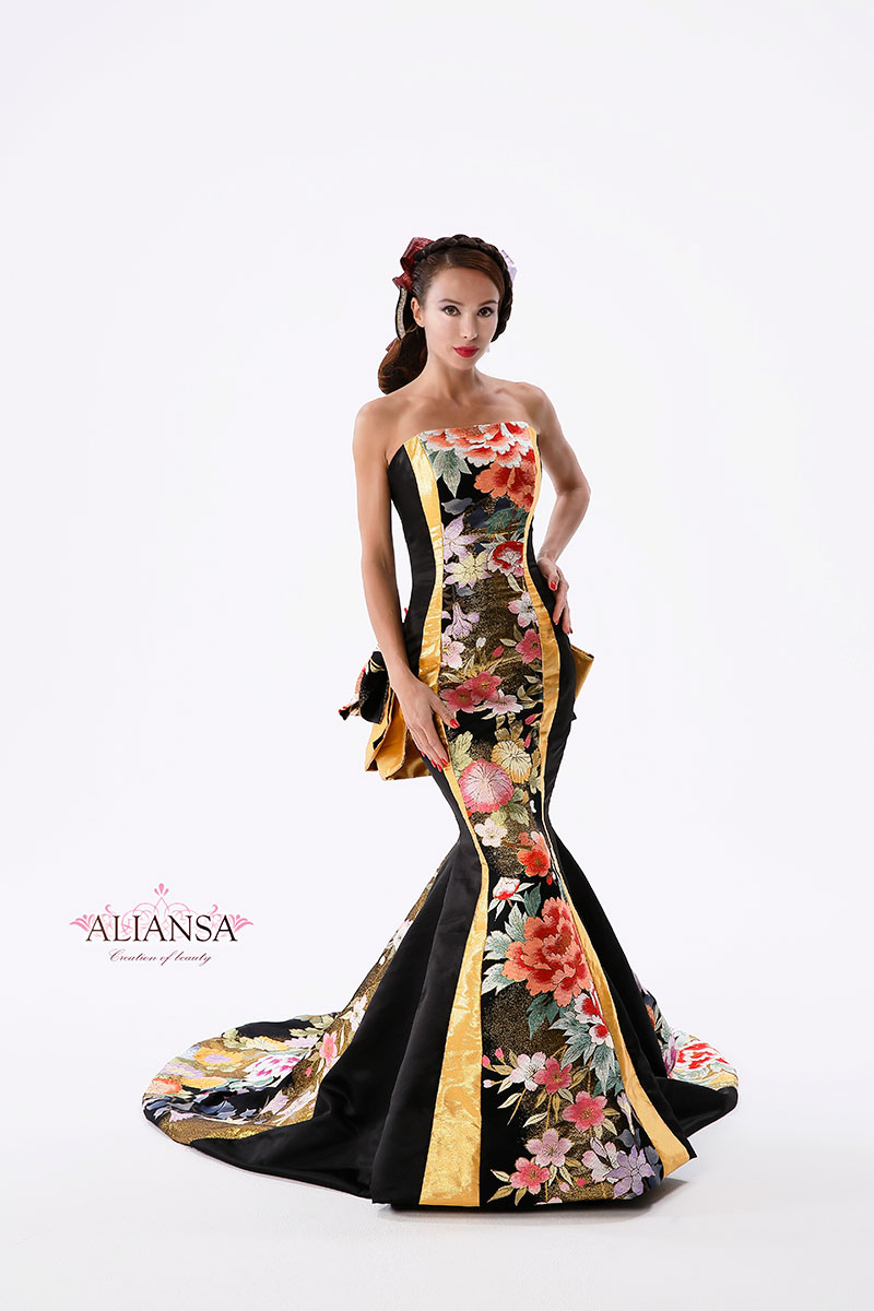 和ドレスのアリアンサ・お色直しドレス・ウェディングドレス・着物ドレス・カラードレス