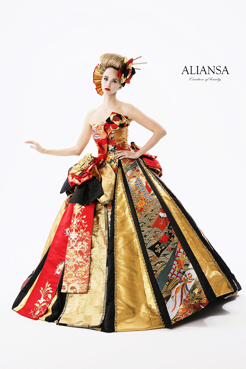 和ドレスのアリアンサ・お色直しドレス・ウェディングドレス・着物ドレス・カラードレス